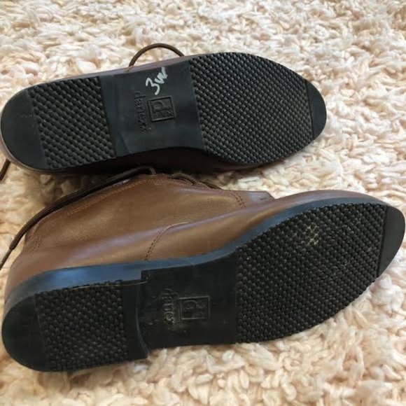 Vintage Dane XX Brown Ankle Tie-Up Boots - Picture 5 of 8